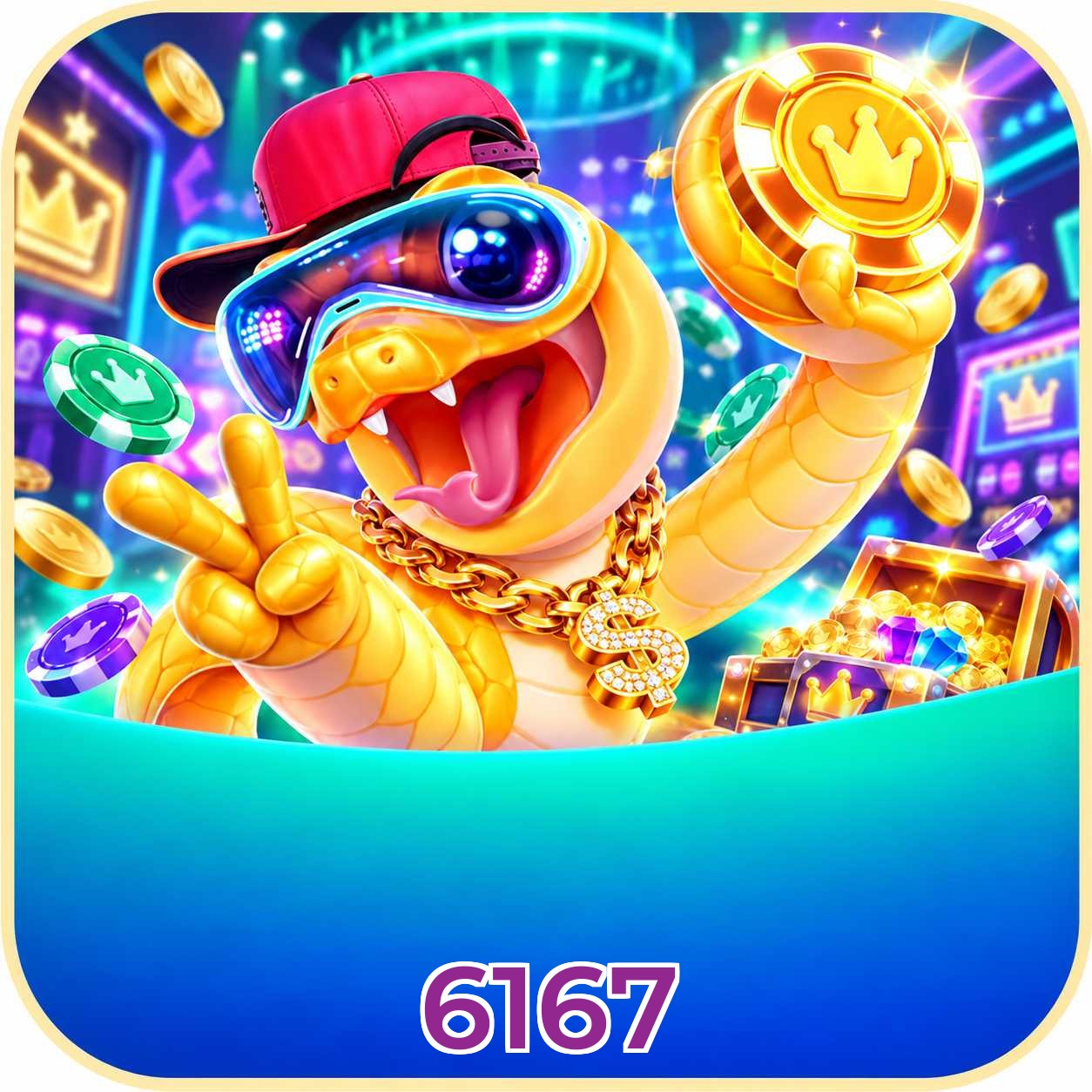 6167