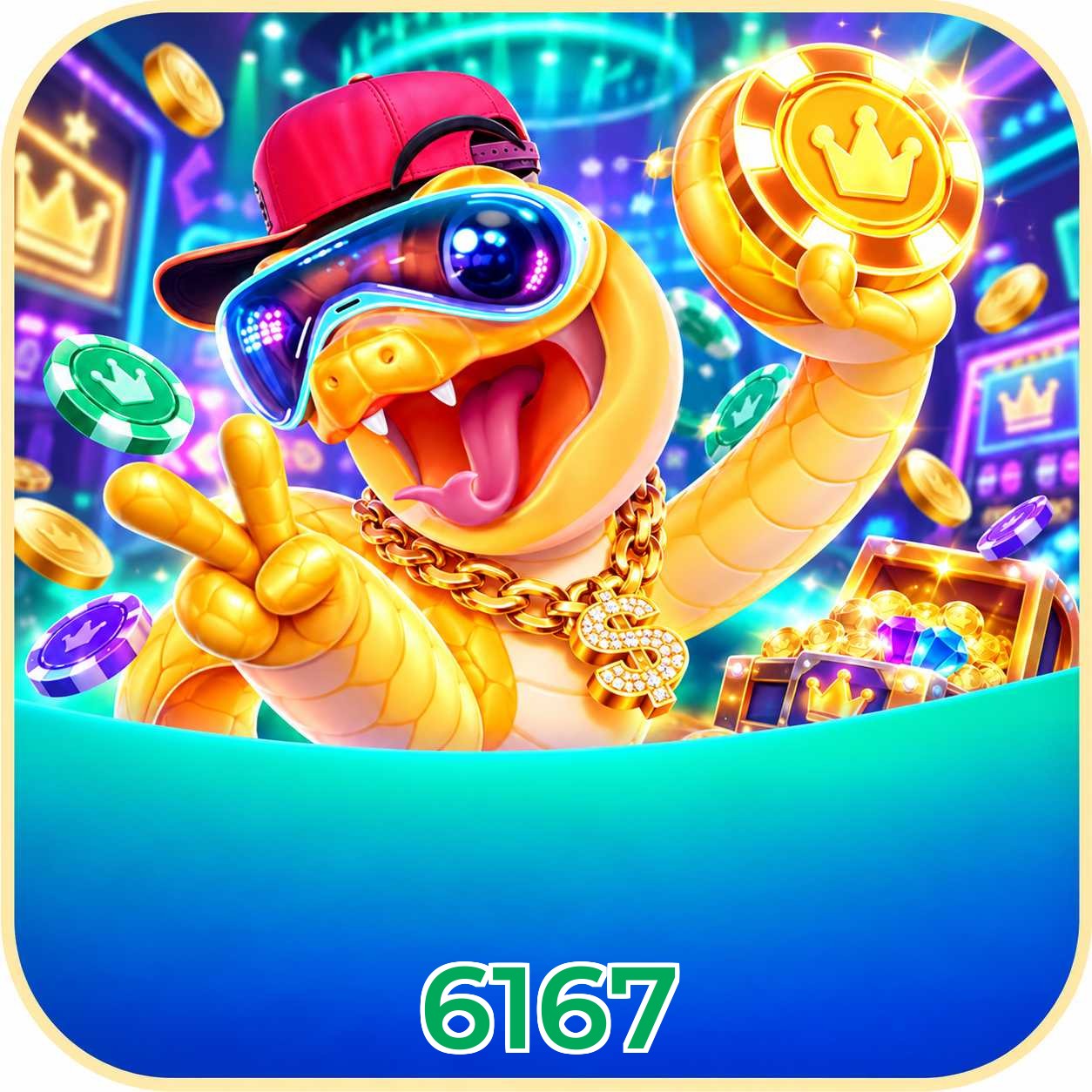 6167